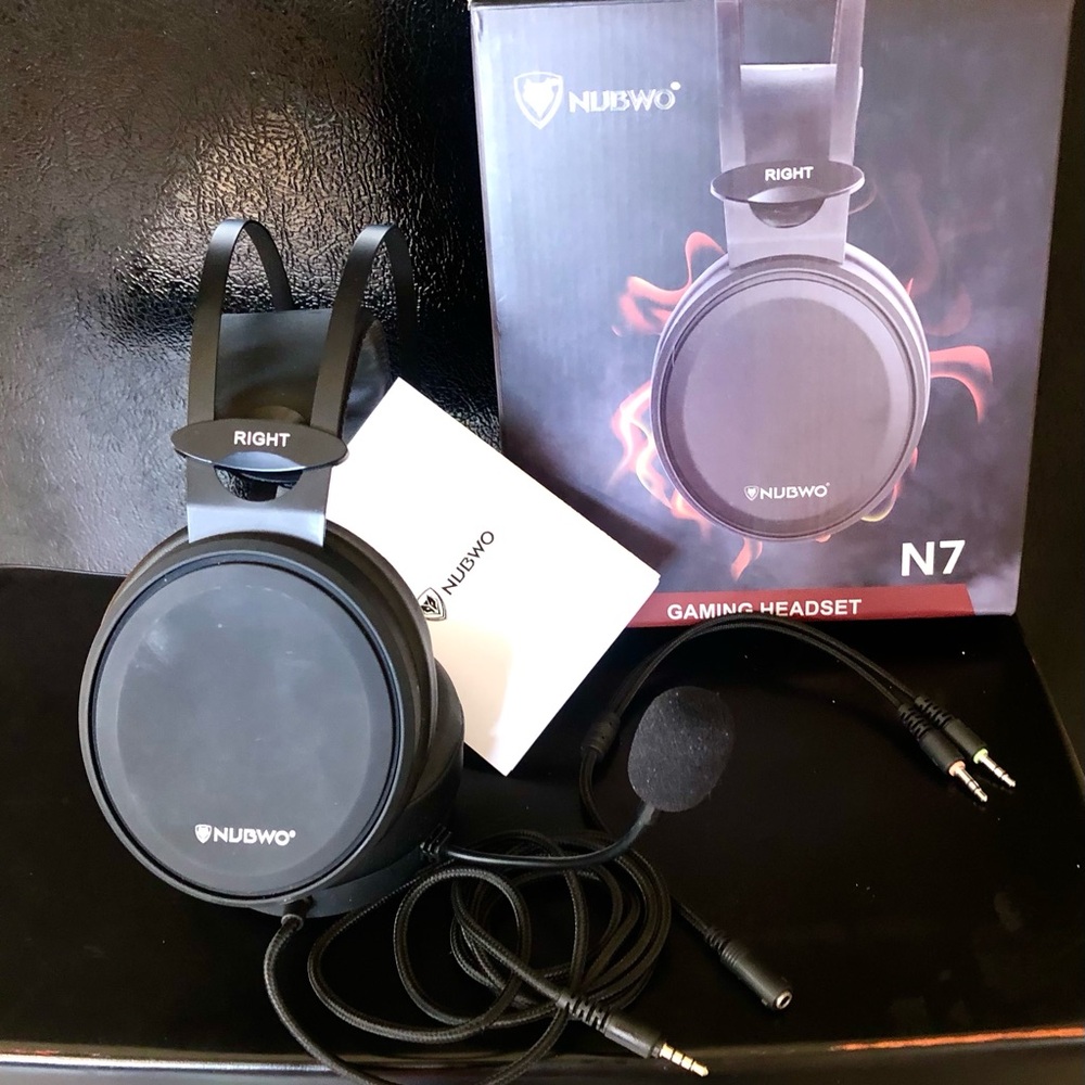 NUBWO N7 Gaming Headset - Black